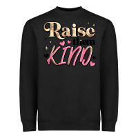 Black raise them kind Heavyweight Sweatshirt - JahusDesignShop