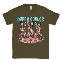 Army Green happy easter bunny Classic Tee - Artiststas