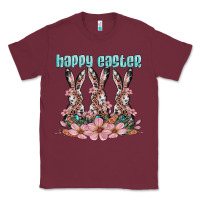Burgundy happy easter bunny Classic Tee - Artiststas