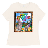 Bone Happy Easter Day Ladies Tee - OliviaCreatesArt