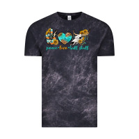 Cloud Black peace love bull skull bbs Vintage Tee - BundleAndBundleShop