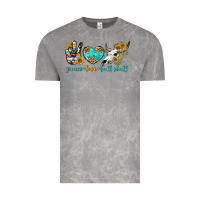 Peace Love Bull Skull Bbs Vintage Tee | Teevron