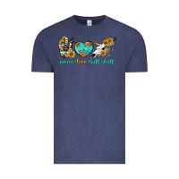 Vintage Denim peace love bull skull bbs Vintage Tee - BundleAndBundleShop