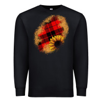 Black sunflower Christmas patch Premium Sweatshirt - JahusDesignShop