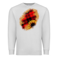Dove Grey sunflower Christmas patch Premium Sweatshirt - JahusDesignShop