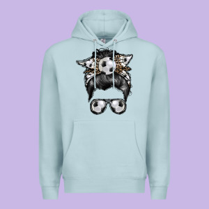 Soccer Mom Premium Hoodie Designed By Racoondesign