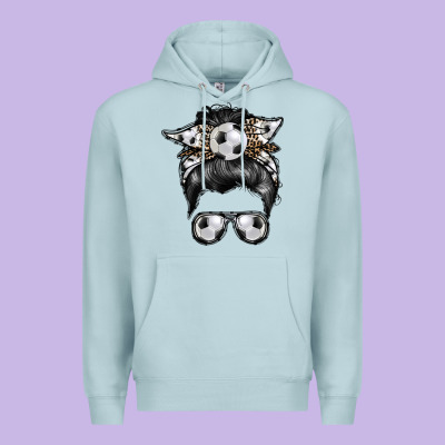 Soccer Mom Premium Hoodie Designed By Racoondesign