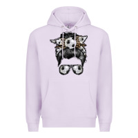 Lilac soccer mom Premium Hoodie - RacoonDesign