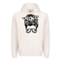 Pale Pink soccer mom Premium Hoodie - RacoonDesign
