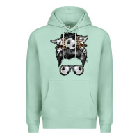 Seafoam soccer mom Premium Hoodie - RacoonDesign