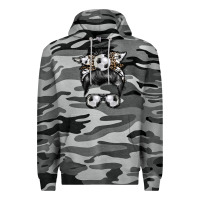 Slate Camo soccer mom Premium Hoodie - RacoonDesign