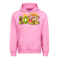 Fuchsia Pink love kiwi Urban Hoodie - RanaPortraitStore