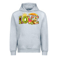 Heather Grey love kiwi Urban Hoodie - RanaPortraitStore