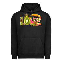 Pigment Black love kiwi Urban Hoodie - RanaPortraitStore
