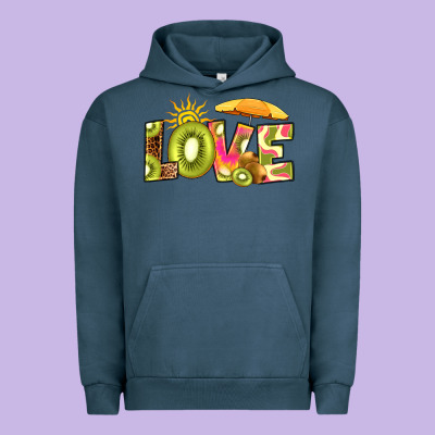 Love Kiwi Urban Hoodie Designed By Ranaportraitstore