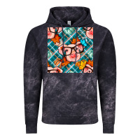 Cloud Black fall pig seamless pattern Vintage Hoodie - BundleAndBundleShop