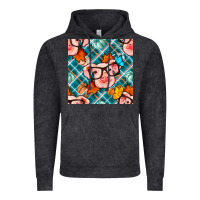 Vintage Arctic fall pig seamless pattern Vintage Hoodie - BundleAndBundleShop