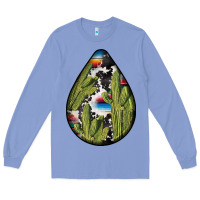 Colony Blue mexican teardrop  3 Long Sleeve Tee - BundleAndBundleShop