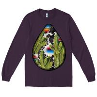 Plum mexican teardrop  3 Long Sleeve Tee - BundleAndBundleShop
