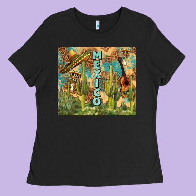 Mexico Ladies Tee Designed By Fadigitalartstudio