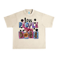 Sandshell less people more dogs Urban Heavy Tee - FaDigitalArtStudio