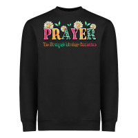 Black prayer the strongest wireless connection Heavyweight Sweatshirt - JahusDesignShop