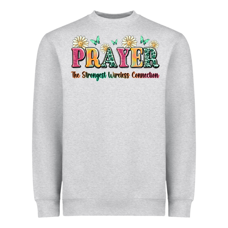 Prayer The Strongest Wireless Connection Heavyweight Sweatshirt by JahusDesignShop | Teevron