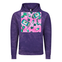 Cloud Purple Western Medicine Seamless Pattern Vintage Hoodie - BundleAndBundleShop