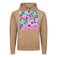 Vintage Coffee Western Medicine Seamless Pattern Vintage Hoodie - BundleAndBundleShop