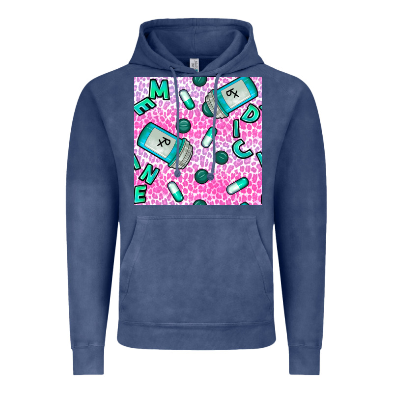 Western Medicine Seamless Pattern Vintage Hoodie by BundleAndBundleShop | Teevron