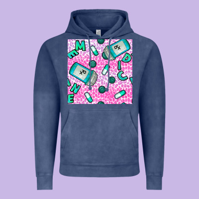 Western Medicine Seamless Pattern Vintage Hoodie Designed By Bundleandbundleshop