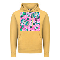 Vintage Mustard Western Medicine Seamless Pattern Vintage Hoodie - BundleAndBundleShop