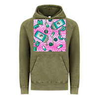 Vintage Olive Western Medicine Seamless Pattern Vintage Hoodie - BundleAndBundleShop