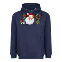 Navy christmas joy Heavyweight Hoodie - JahusDesignShop