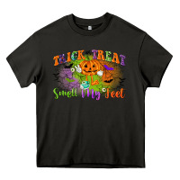 Asphalt trick or treat smell my feet Heavy Core Tee - CowGirlArtShop