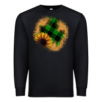 Black sunflower christmas patch Premium Sweatshirt - JahusDesignShop
