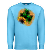 Ocean Blue sunflower christmas patch Premium Sweatshirt - JahusDesignShop