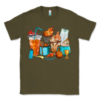 Army Green Basketball coffee cups Classic Tee - HowdyJamesFarm