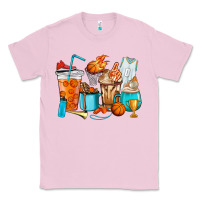 Bubblegum Pink Basketball coffee cups Classic Tee - HowdyJamesFarm
