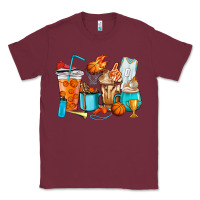 Burgundy Basketball coffee cups Classic Tee - HowdyJamesFarm