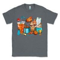 Charcoal Heather Basketball coffee cups Classic Tee - HowdyJamesFarm