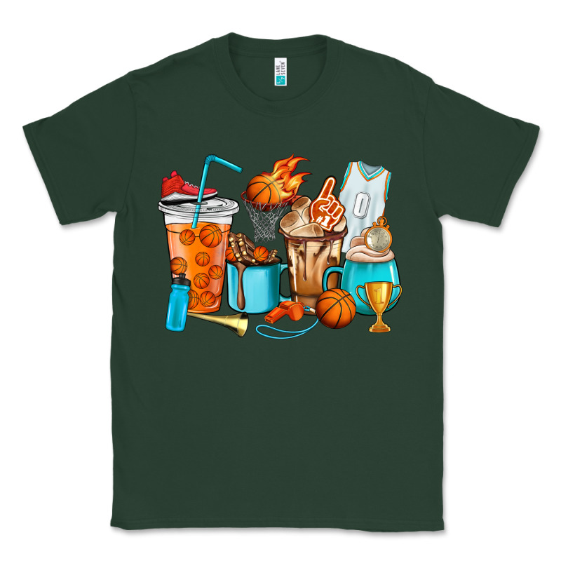 Basketball Coffee Cups Classic Tee by HowdyJamesFarm | Teevron