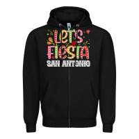 Black lets fiesta san antonio Zipper Hoodie - JahusDesignShop