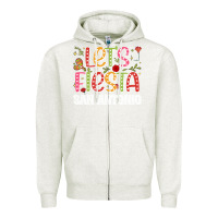 Oatmeal Heather lets fiesta san antonio Zipper Hoodie - JahusDesignShop