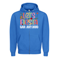 True Royal lets fiesta san antonio Zipper Hoodie - JahusDesignShop