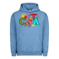 Pigment Pebble Blue cna summer Urban Hoodie - RanaPortraitStore