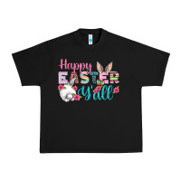 Black Happy Easter Y'all Urban Heavy Tee - BundleAndBundleShop