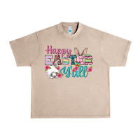 French Oak Happy Easter Y'all Urban Heavy Tee - BundleAndBundleShop