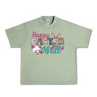Oil Green Happy Easter Y'all Urban Heavy Tee - BundleAndBundleShop