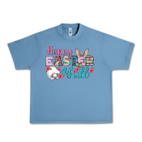 Pebble Blue Happy Easter Y'all Urban Heavy Tee - BundleAndBundleShop
